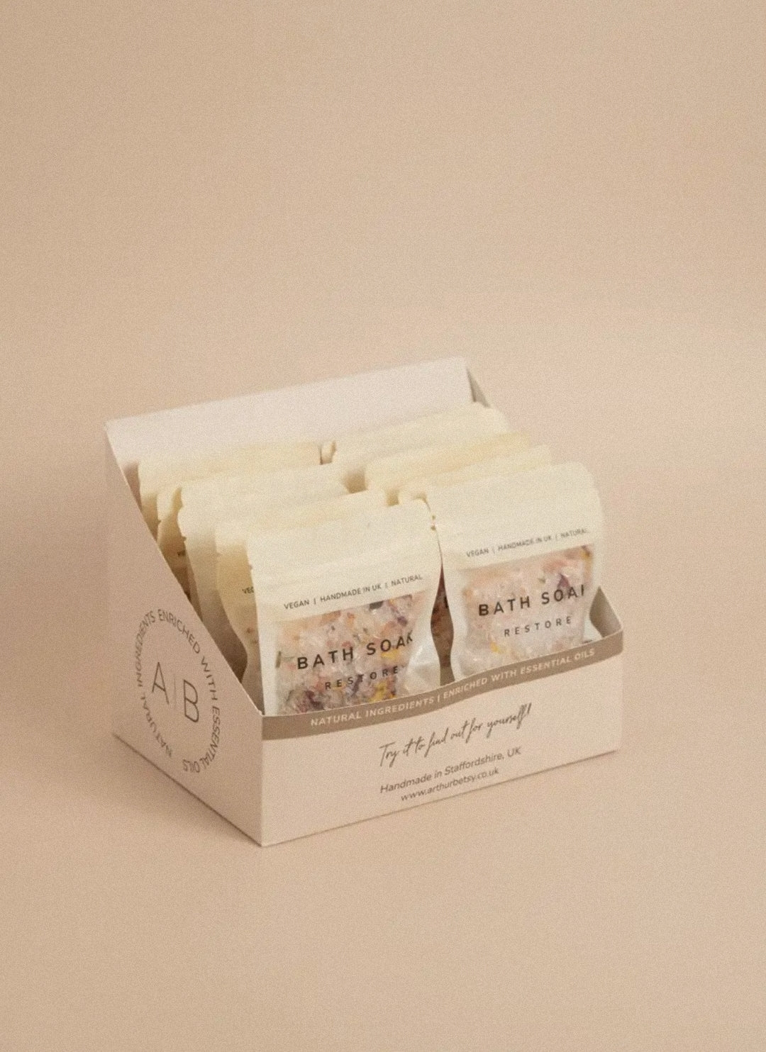Pause Parcel Self Care Box Restore Bath Salts Arthur Betsy