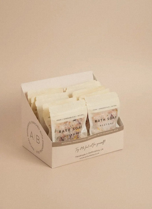 Pause Parcel Self Care Box Restore Bath Salts Arthur Betsy